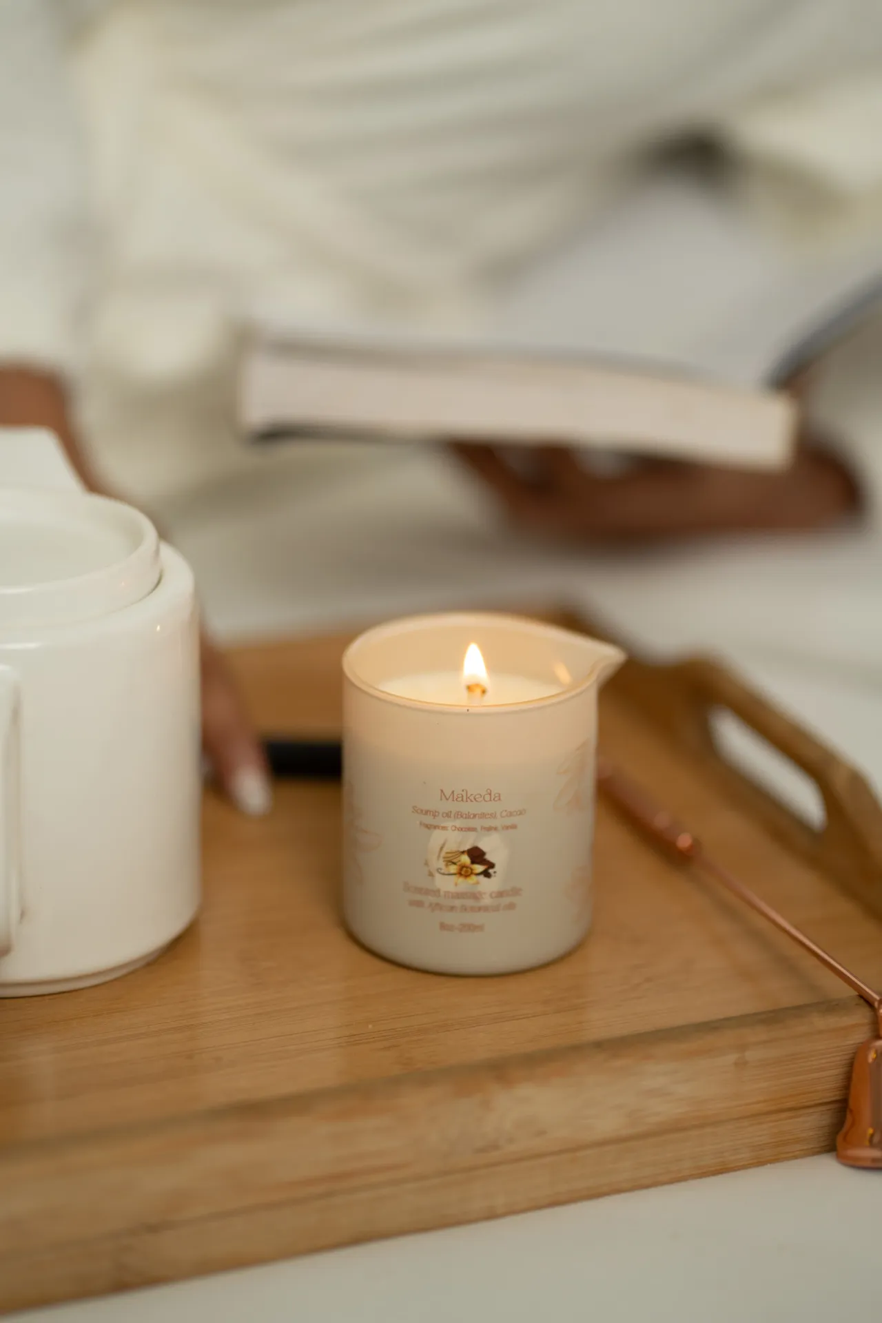 Bougie de massage à l'huile de Balanites  200g
